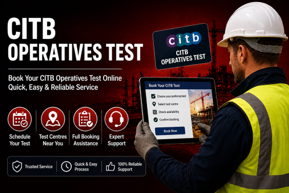 CITB touch screen test booking – apply for CSCS card